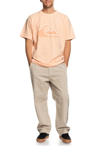 T-shirt en coton biologique Vintage Logo - Rose - Quiksilver