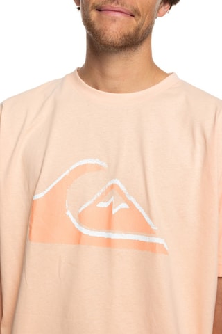 T-shirt en coton biologique Vintage Logo - Rose - Quiksilver