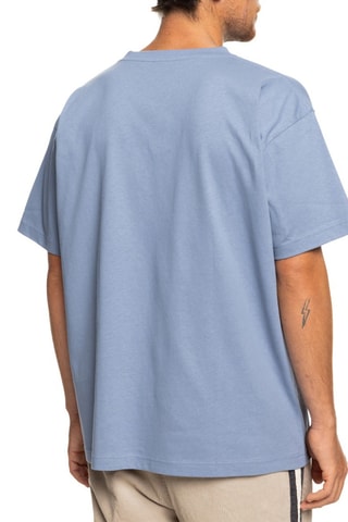 T-shirt en coton biologique Vintage Logo - Bleu clair - Quiksilver