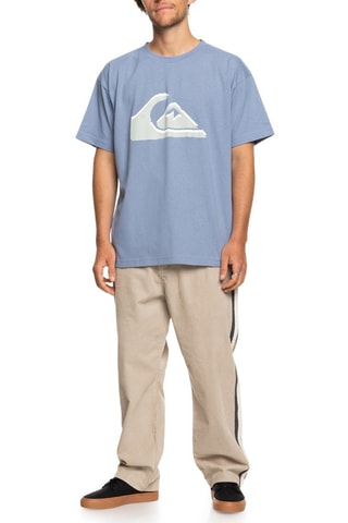 T-shirt en coton biologique Vintage Logo - Bleu clair - Quiksilver