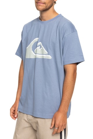 T-shirt en coton biologique Vintage Logo - Bleu clair - Quiksilver