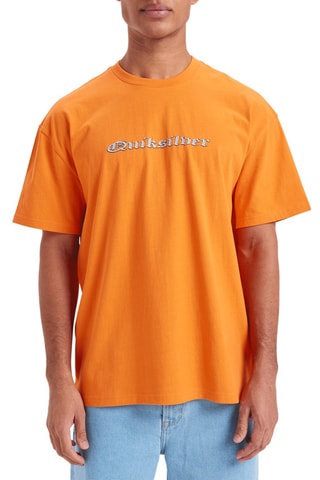 T-shirt oversize Mercury Chrome Oldenglish - Orange - Quiksilver