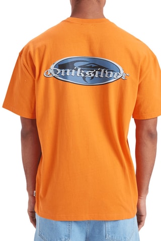 T-shirt oversize Mercury Chrome Oldenglish - Orange - Quiksilver