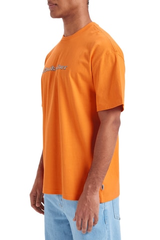 T-shirt oversize Mercury Chrome Oldenglish - Orange - Quiksilver
