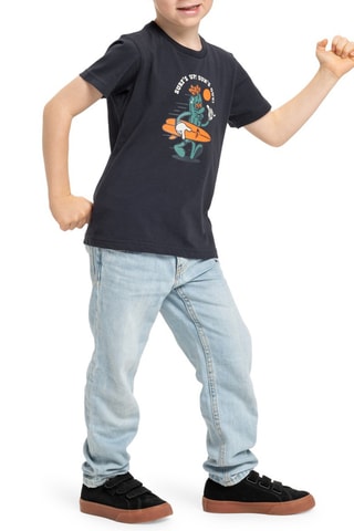 T-shirt Ev Gone Surfing - Noir - Quiksilver