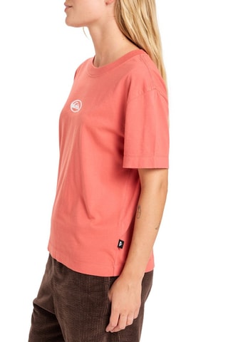 T-shirt en coton biologique Standard - Rouge - Quiksilver