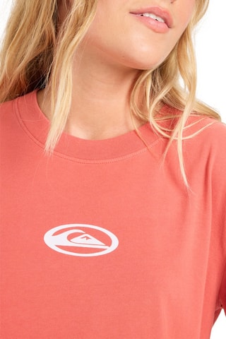 T-shirt en coton biologique Standard - Rouge - Quiksilver