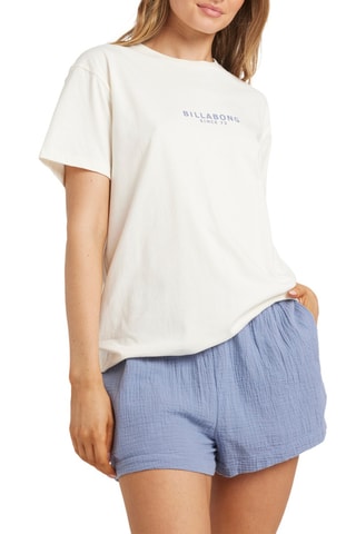 T-shirt relaxed en coton biologique Emerald Island - Blanc - Billabong