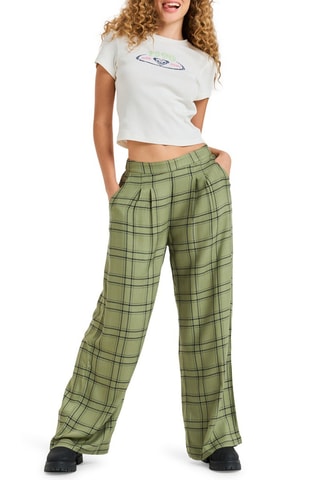 T-shirt cropped Beach Love - Blanc - Roxy