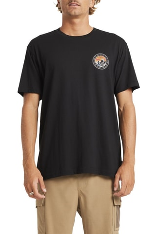 T-shirt en coton biologique Rockies - Noir - Billabong