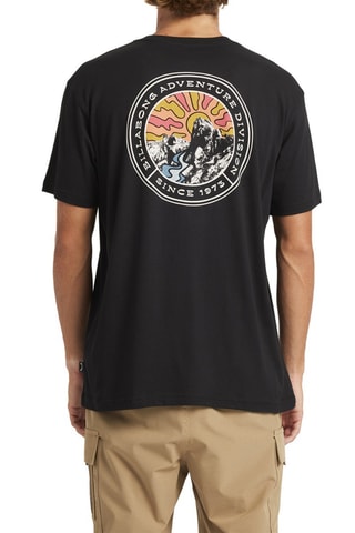 T-shirt en coton biologique Rockies - Noir - Billabong