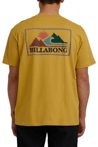 T-shirt en coton biologique Range - Jaune - Billabong