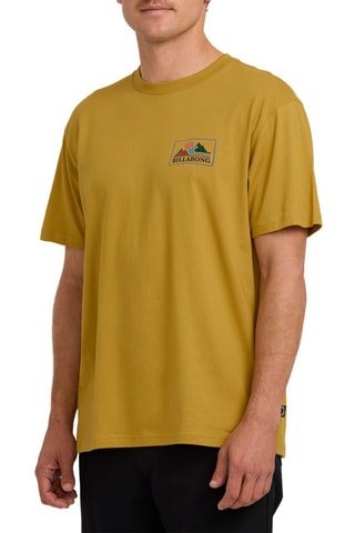 T-shirt en coton biologique Range - Jaune - Billabong
