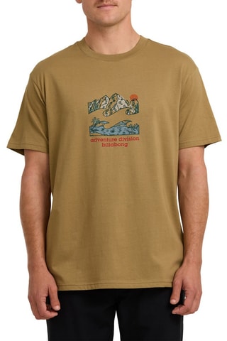 T-shirt en coton biologique Glimpse - Marron - Billabong