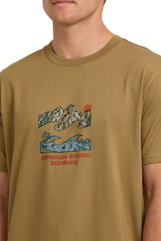 T-shirt en coton biologique Glimpse - Marron - Billabong