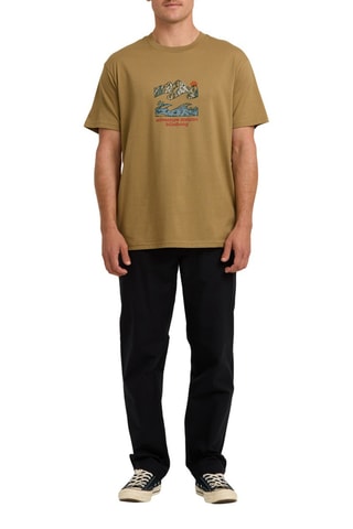 T-shirt en coton biologique Glimpse - Marron - Billabong