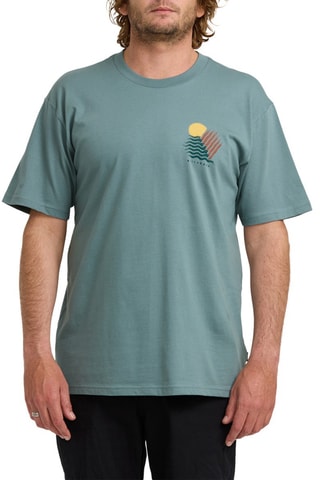 T-shirt regular en coton biologique Canyons - Bleu-gris - Billabong