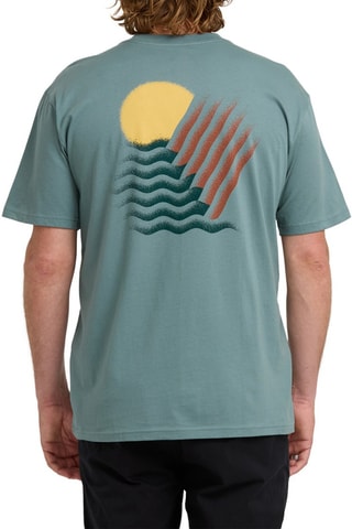 T-shirt regular en coton biologique Canyons - Bleu-gris - Billabong