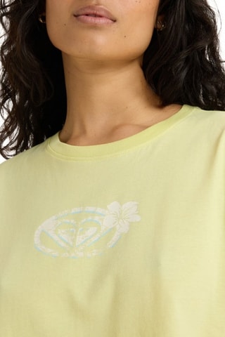 T-shirt cropped en coton biologique - Pistache - Roxy