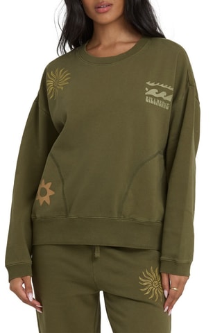 Sweat Sightseer Wave - Kaki - Billabong