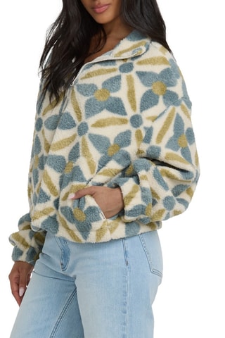 Sweat polaire All The Time Sherpa - Bleu clair - Billabong
