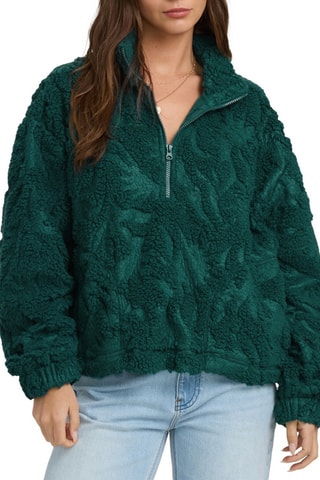 Sweat polaire All The Time Sherpa - Vert foncé - Billabong