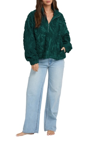Sweat polaire All The Time Sherpa - Vert foncé - Billabong