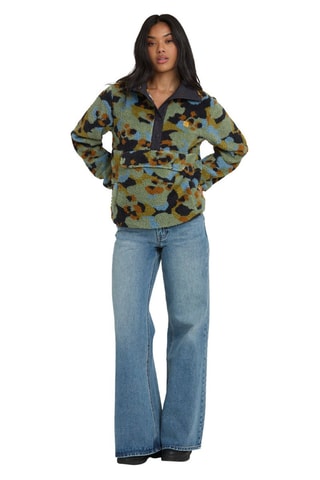 Sweat polaire Switchback - Vert olive - Billabong