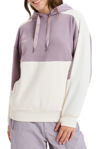 Sweat à capuche - Violet et blanc - Roxy