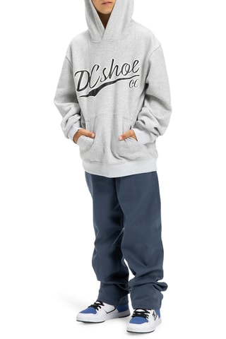 Sweat polaire à capuche - Gris chiné - DC Shoes