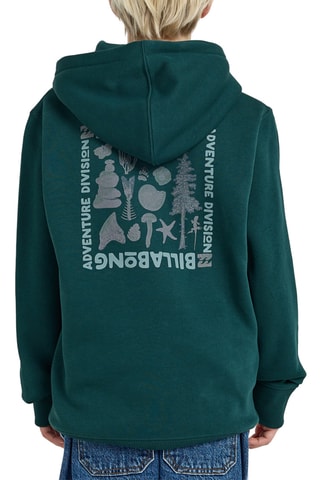 Sweat polaire à capuche - Vert foncé - Billabong