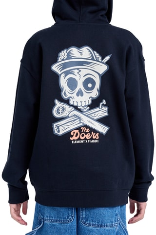 Sweat polaire à capuche - Bleu marine - Element