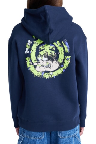 Sweat polaire à capuche - Bleu marine - Element