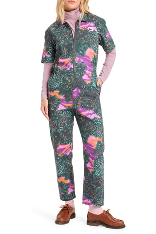 Combinaison en coton biologique - Vert foncé - Quiksilver