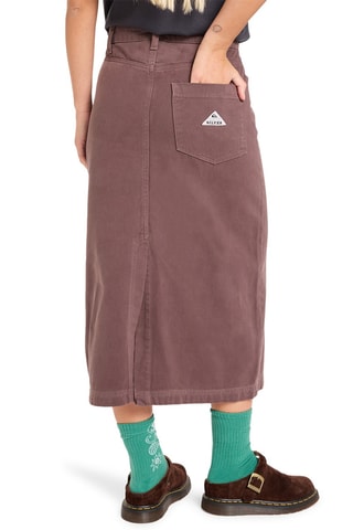 Jupe droite en jean - Marron - Quiksilver
