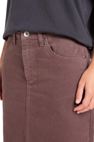 Jupe droite en jean - Marron - Quiksilver