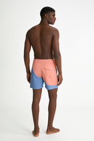Short de bain - Rose et bleu