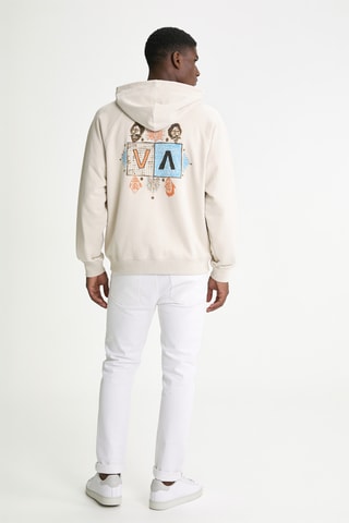 Sweat à capuche - Crème