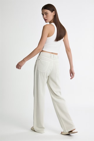 Pantalon droit - Gris clair