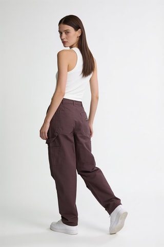 Pantalon droit - Marron