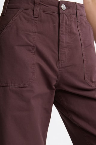 Pantalon droit - Marron