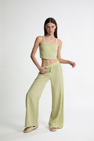 Pantalon fluide - Vert