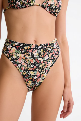Bas de maillot taille haute - Noir