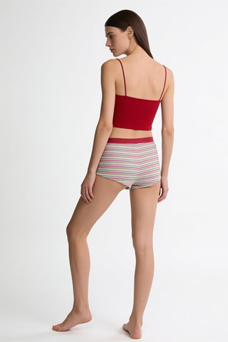Short taille haute - Beige