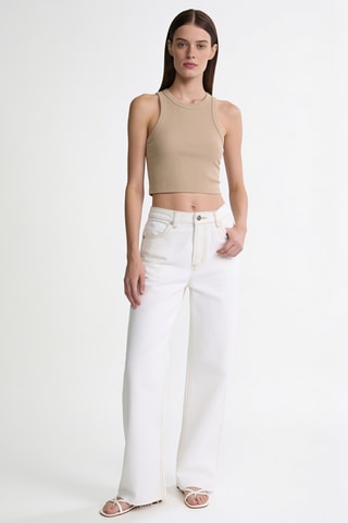 Jean relaxed - Blanc