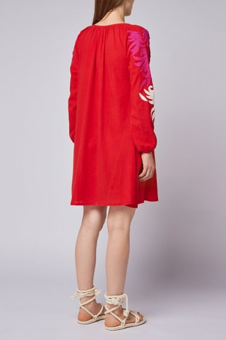 Robe trapèze - Rouge - Sundek