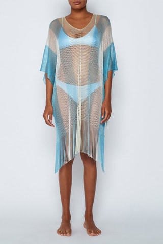 Robe de plage - Ciel et blanc - Sundek