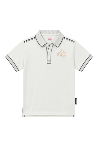 Polo - Blanc et orange