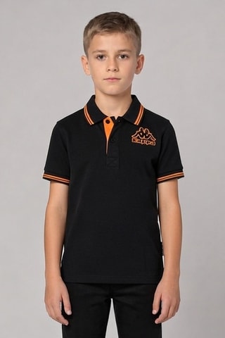 Polo - Noir et orange