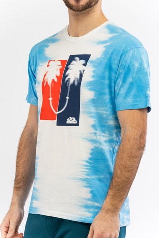 T-shirt tie and dye - Bleu - Sundek